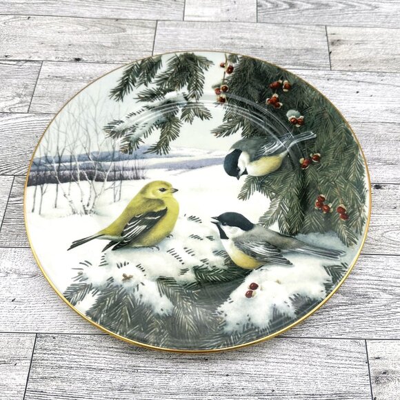 Lenox Winter Greetings Scenic Plate by Catherine McClung - Picture 1 of 4